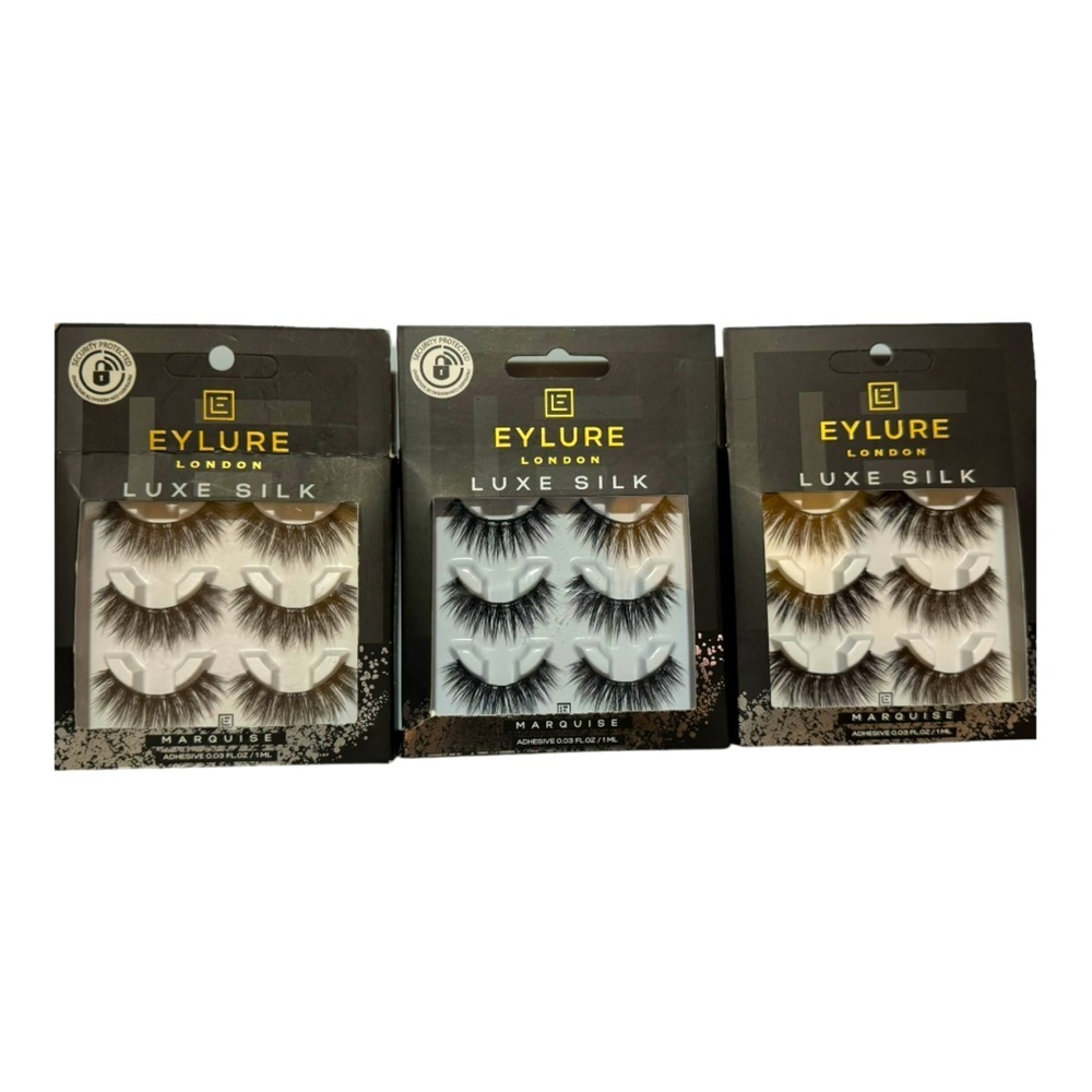 EYLURE LONDON Luxe Silk Marquise Lashes Bundle NWT